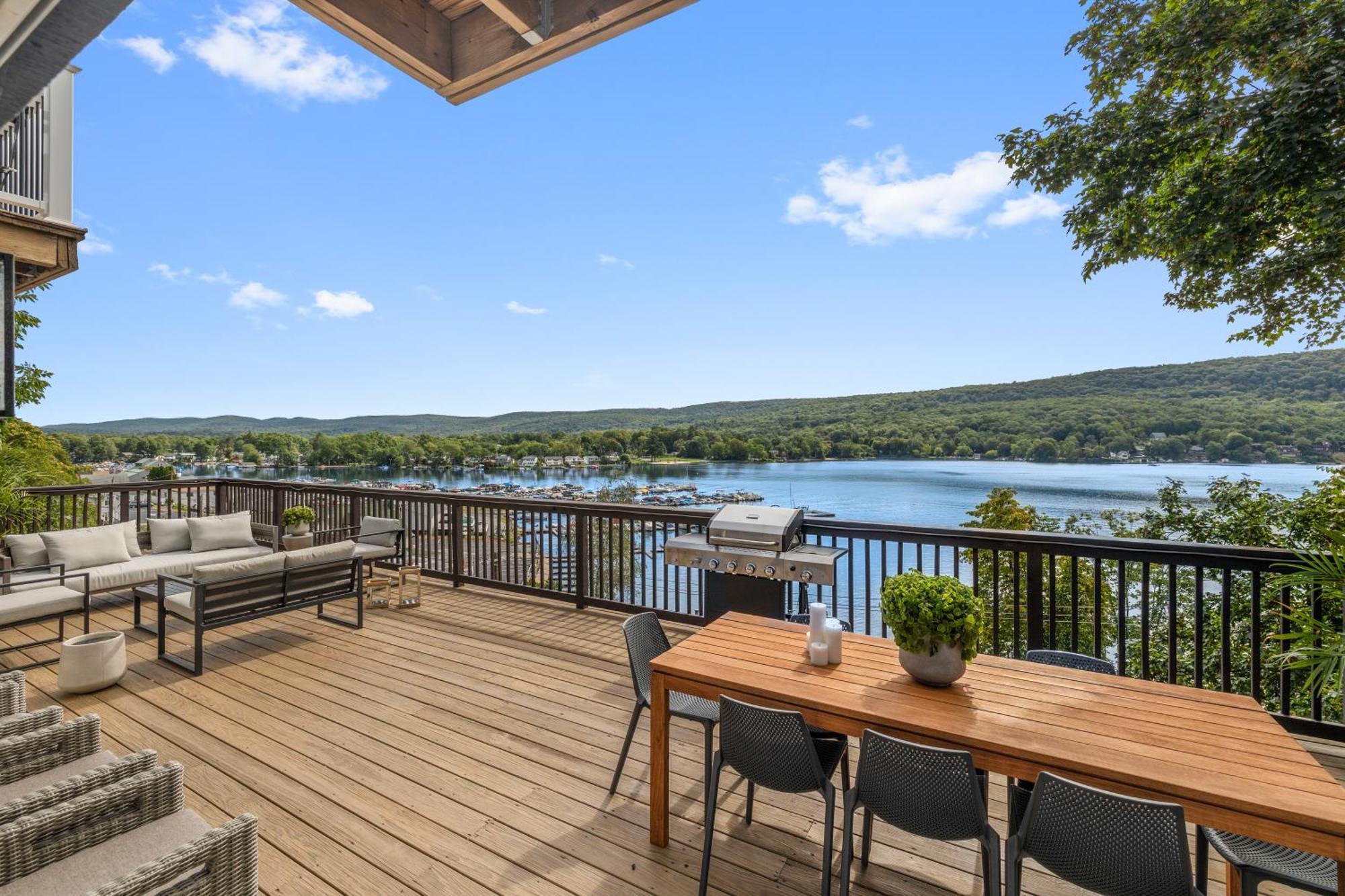 Lakeview House - Hot Tub - Firepit - Stunning Views - Spacious Deck - Cozy Living Room - Bar Greenwood Lake Екстериор снимка